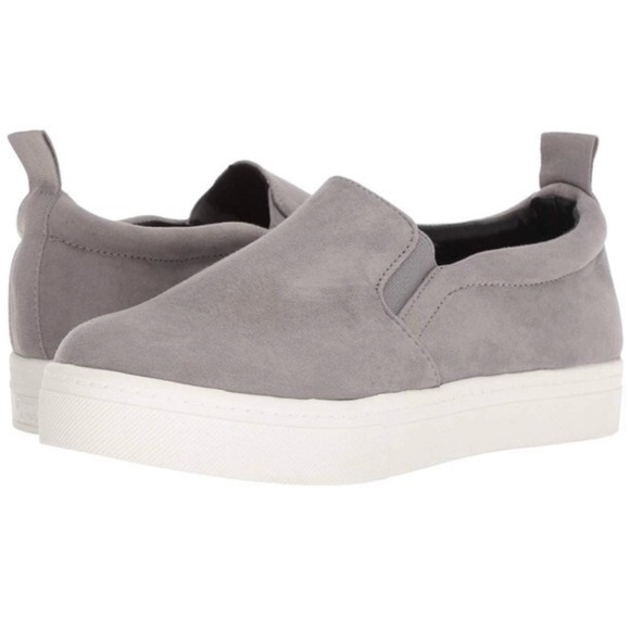 Circus by Sam Edelman Shoes - Circus by Sam Edelman Scotlyn Gray Suede Platform Slip On Shoes Size 7.5